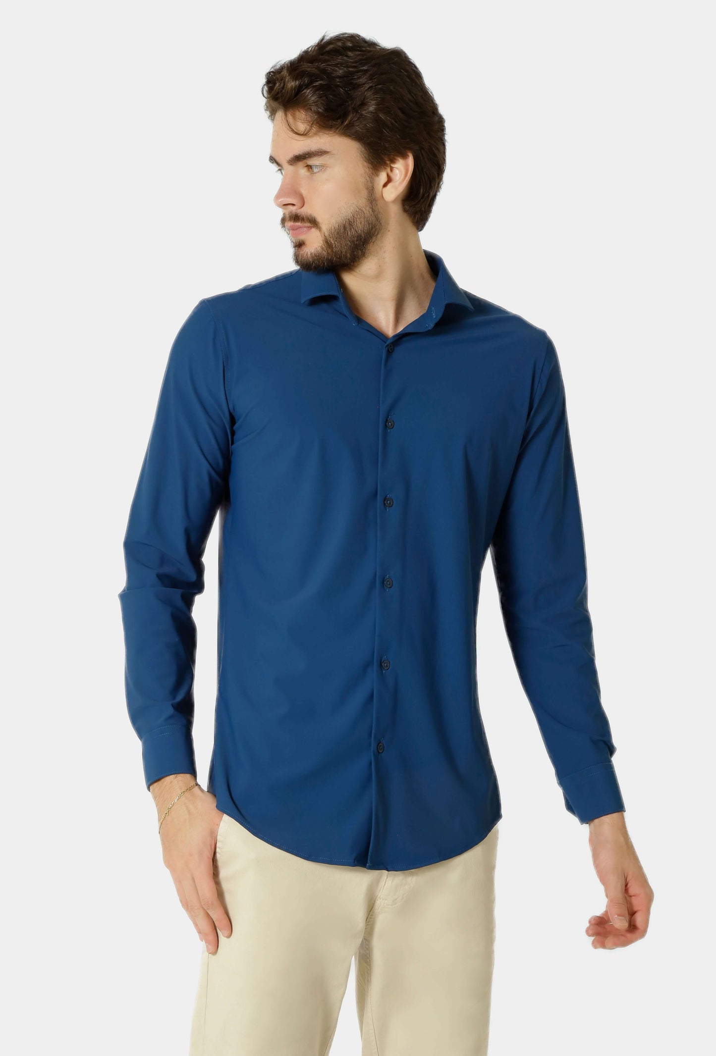 Camisa social tech poliamida