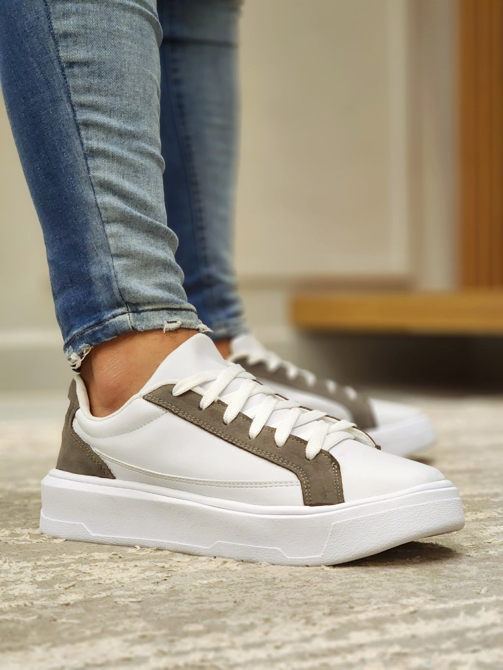 Tênis sola alta sneakers