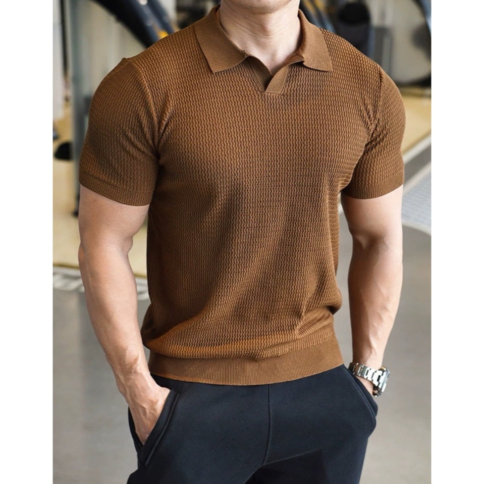 Camiseta polo Gola V