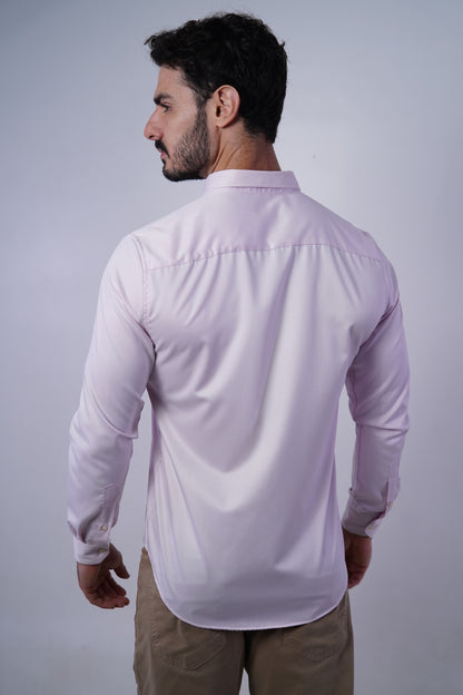 Camisa manga longa slim fit oxford modal button down