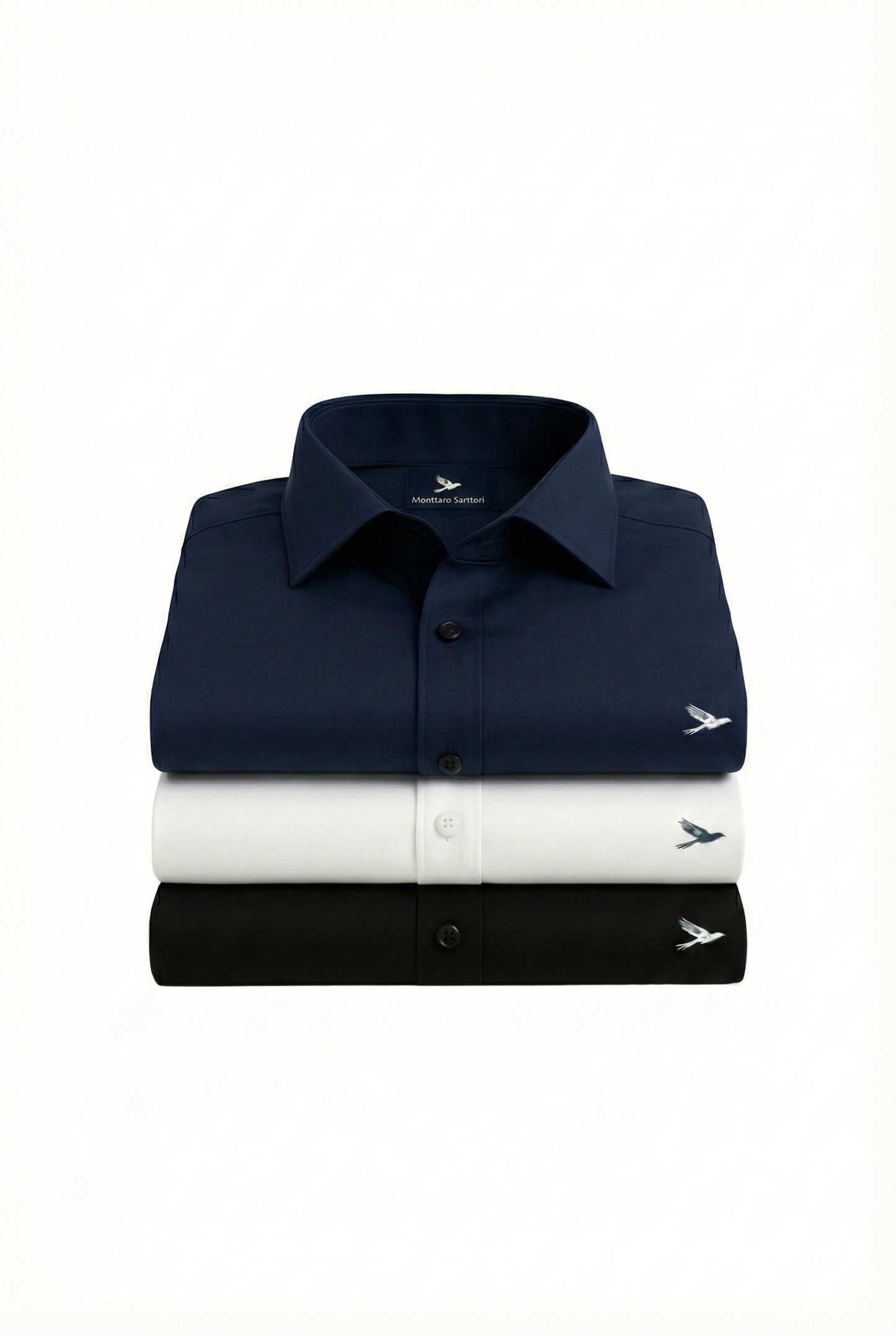 KIT  3 peças Polo Cotton Pima Classic Monttaro Santori