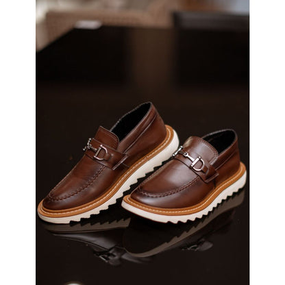 Mocassin de couro casual